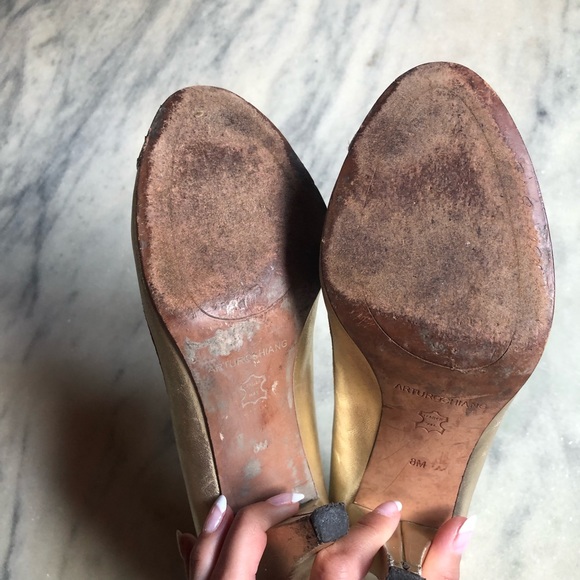 Arturo Chiang Gold evening heel - Picture 5 of 5